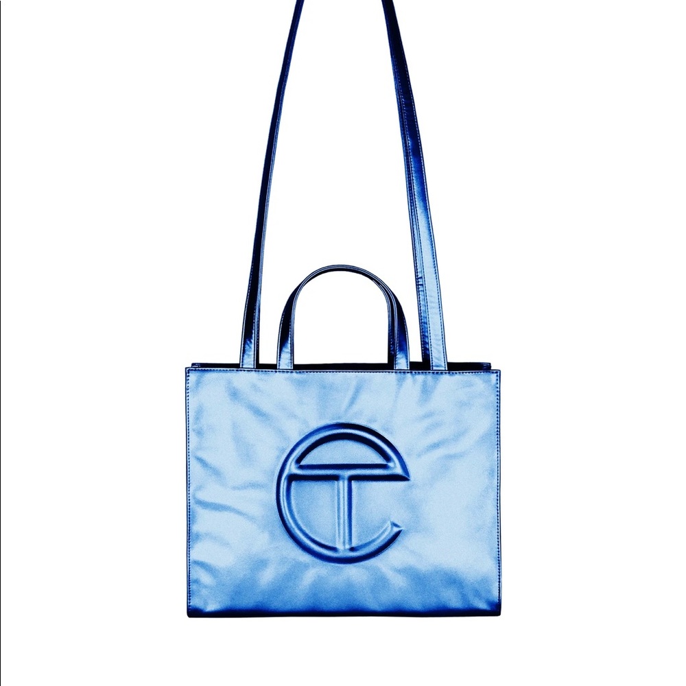 Telfar Medium Cobalt Shopping Bag